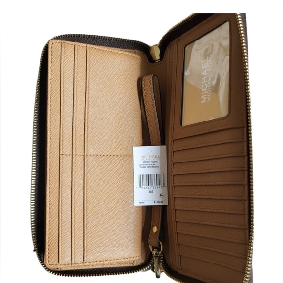 Michael Kors Studded Travel Continental Wallet - Picture 7 of 14